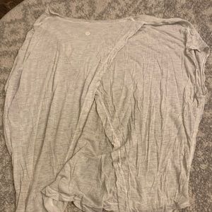 Lululemon tie back t shirt